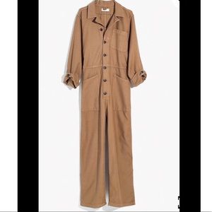 Madewell x As Ever women’s coverall brown/tan; size medium NWT